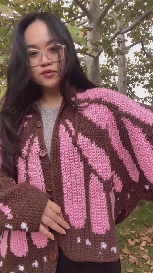 Butterfly Crochet Cardigan